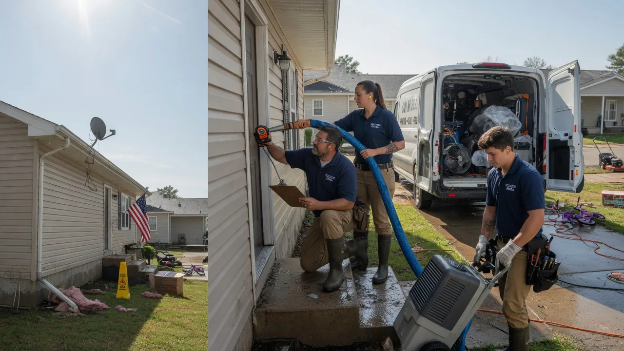 Ceiling Water Damage Restoration in Wright City, OK near me